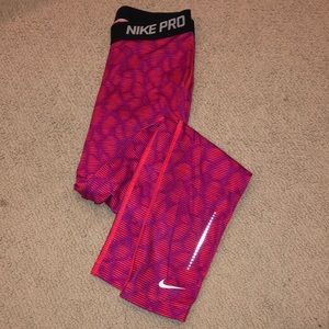 NIKE PRO colorful leggings